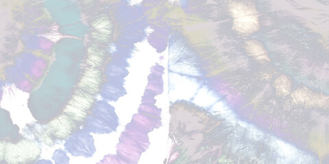 Shibori Dye. Elegant Ink Oil Paper. Sea Water