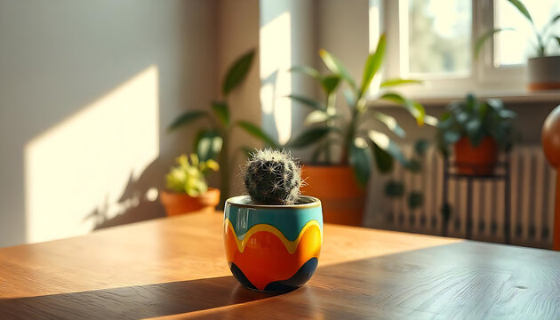 cactus with small pabble in desert
