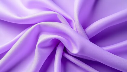 Obraz premium Lavender Silk Fabric Texture, Smooth Satin Textile, Purple Drapery Material