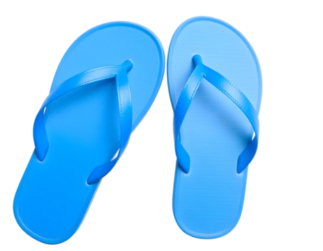 blue flip flops - Powered by Adobe