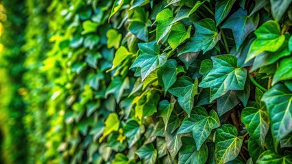 Fototapeta premium Long Exposure Ivy Hedge Close Up Photography - Nature Wall Texture Background