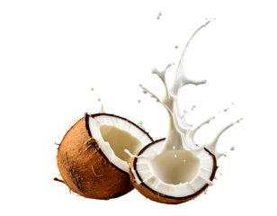 coconut milk splash