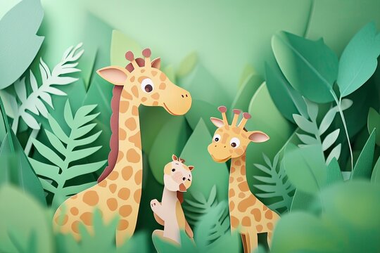 World wildlife day, Diversity of Wild animals and Natural botanical, Environment conservation, National park, Sustainable of Ecology concept, Think green nature, Save the planet and Eco friendly. 