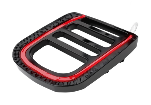 Bicycle Pedal Reflective Strips for Enhanced Visibility - Isolated on White Background