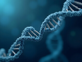Abstract background of molecular DNA structure. Molecular model and chemical structure. Concept of medicine, science, and technology.