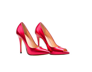 red high heels shoes