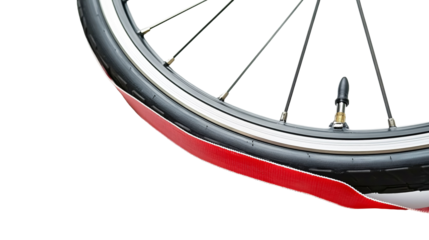 Bicycle Rim Tape Seal for Puncture Protection - Isolated on White Background