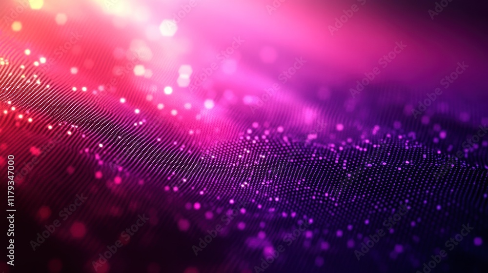 Poster vibrant abstract background showcasing colorful particles in a dazzling display of light. generative