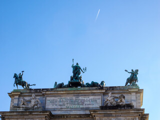 Fototapeta premium Arco della Pace in Milan, Italy