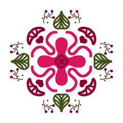 abstract floral design