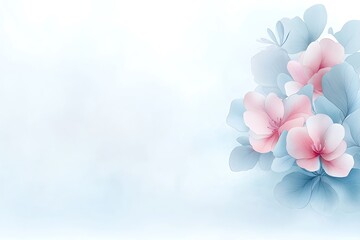 Valentine's day love blooms serene nature setting floral art soft colors emotive vibe