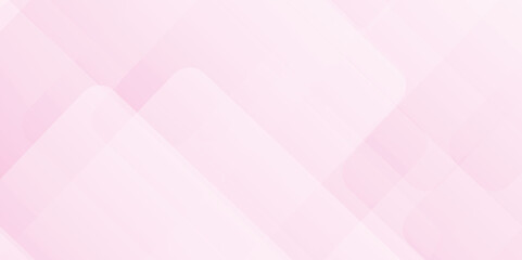 Modern Abstract Pink and white background design with layers of textured white transparent material in triangle and squares shapes. overlapping presentation design.
