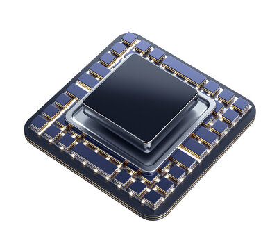 컴퓨터 마이크로 칩 셋 목업 Computer Micro Chip Set Mock up