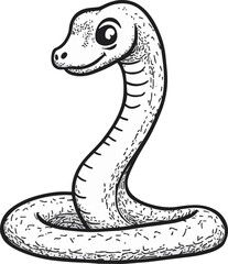 Cartoon Snake Illustration