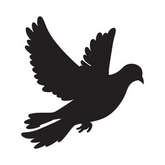 Pigeon line art modern vector Design | black and white drawing of a Pigeon bird