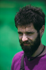 Bearded man portrait
