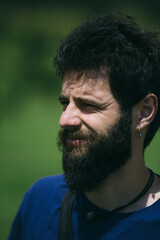 Bearded man portrait