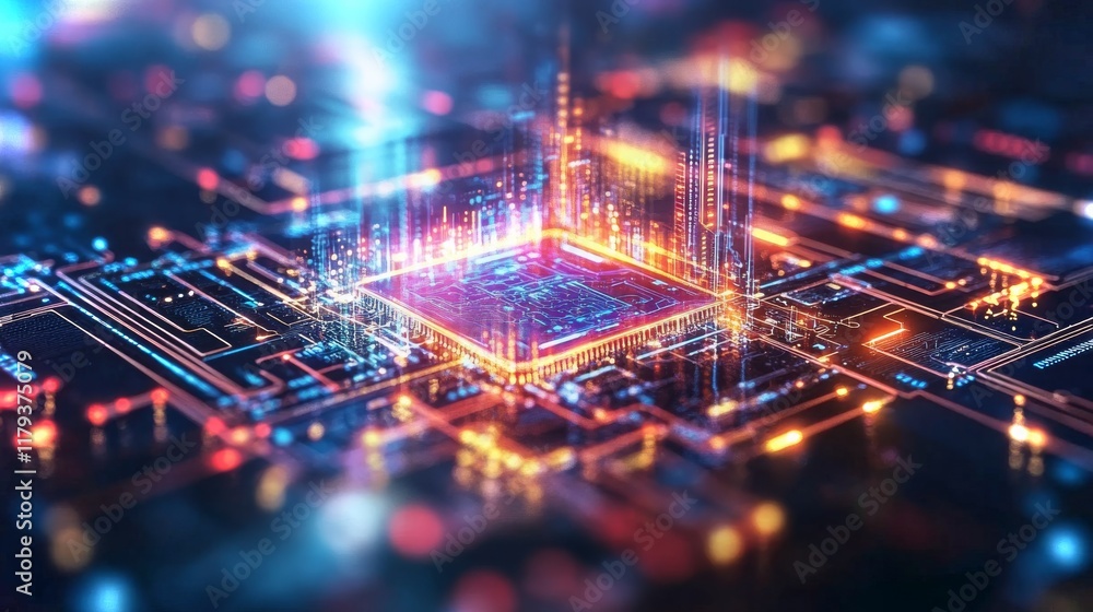 Aufkleber futuristic payment system interface showcasing the integration of defi and ai technology