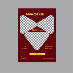 flyer template set layout latest newest package design