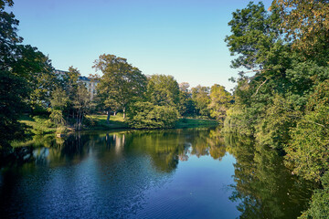 Ørstedsparken in Kopenhagen, Dänemark