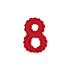 Red number 