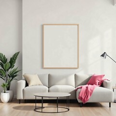 modern living room with sofa