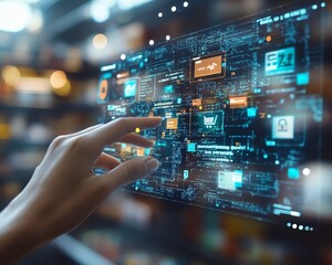 SME online shopping concept