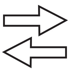 Colorful bold arrows and more shapes Left,Right,Up,Down Designs. Bold Arrows. Eps10