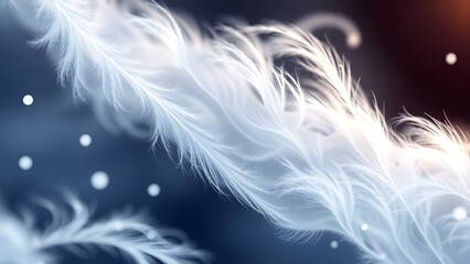 Fototapeta premium Elegant Soft Feather Abstract Background