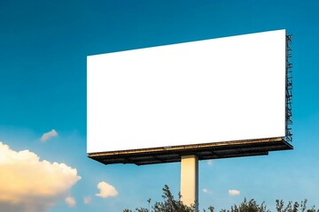 Obraz premium Blank billboard ready for new advertisement
