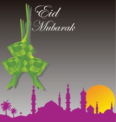 
eid mubarak card design