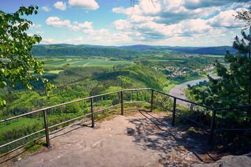 Lilienstein in der Sächsischen Schweiz, Deutschland