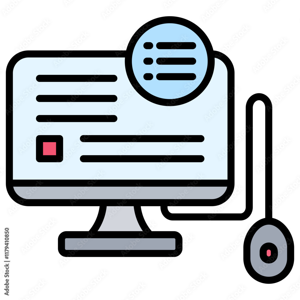 Poster monitoring icon
