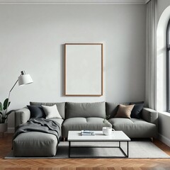 modern living room with sofa