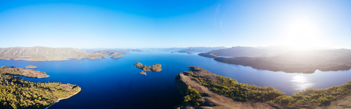 Lake Pedder Landscape in Tasmania Australia