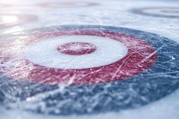 Curling Ice: Rings, Stones, Winter Sport