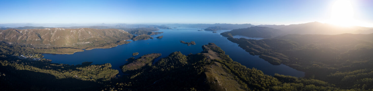 Lake Pedder Landscape in Tasmania Australia