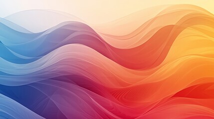 Stunning Abstract Waves of Color Blending in Beautiful Fluid Motion Captured in a Vibrant Display