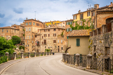Obraz premium Beautiful Cityscape in Perugia, Umbria - Italy