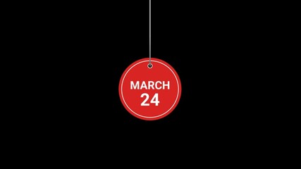 24 March Animated Tag