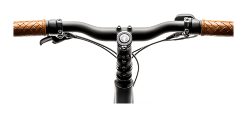 Bike Handlebar Grip for Comfortable Rides Isolated on White Background