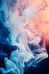 Fototapeta premium Abstract background smoky texture pastel colors.
