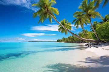 Serene Island Paradise - where Azure Waters meet Lush Green Foliage and Pristine Beaches
