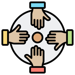 Obraz premium Teamwork Icon