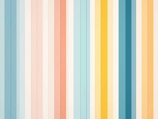 Obraz premium Multicolor Vertical Lines on Clean Background