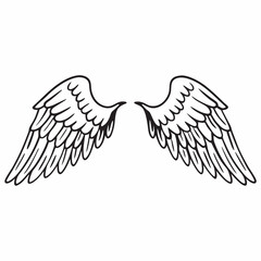 illustration of an wings