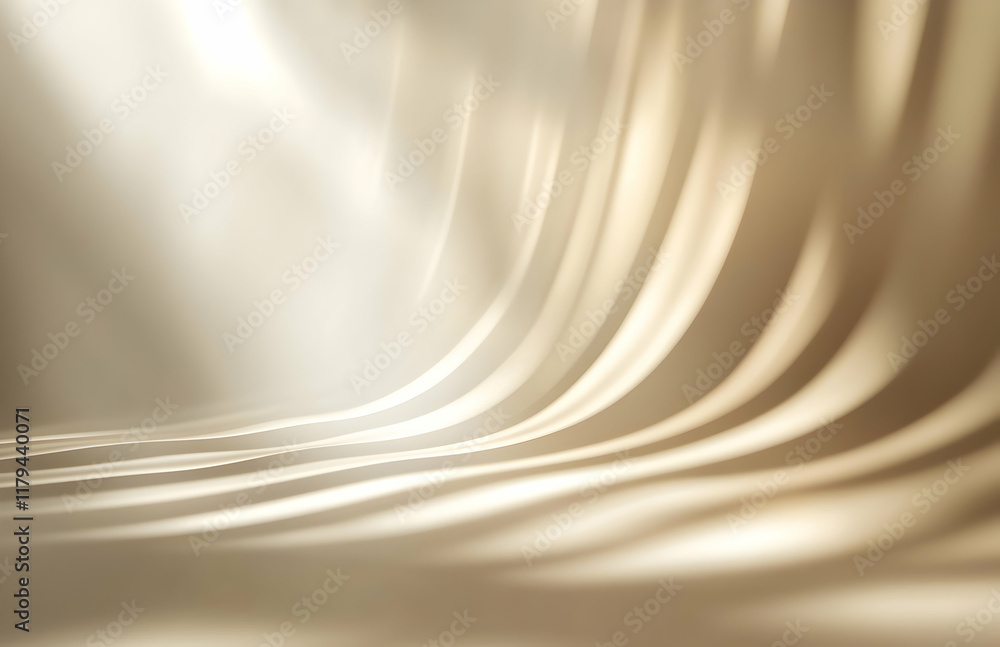 Aufkleber abstract waves of light and shadow creating a soothing and serene atmosphere
