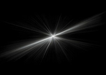 Dynamic Light Burst Radiating in Starburst Pattern on Dark Background