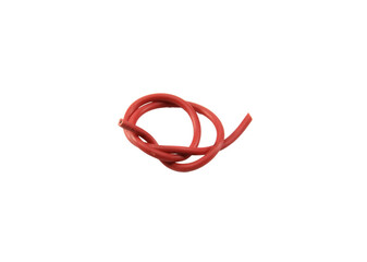 Wire cable of usb and adapter isolated on white background with clipping path.Electronic...