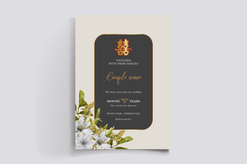 floral bridal shower invitation templates